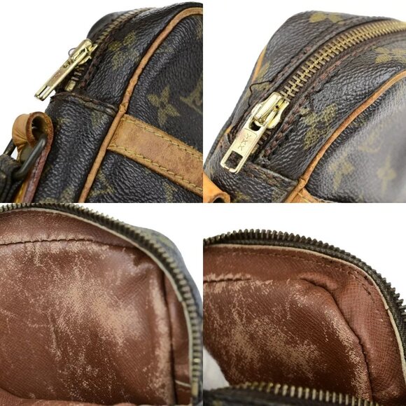 LOUIS VUITTON Danube Shoulder Bag Monogram Leather Brown France - Picture 7 of 16